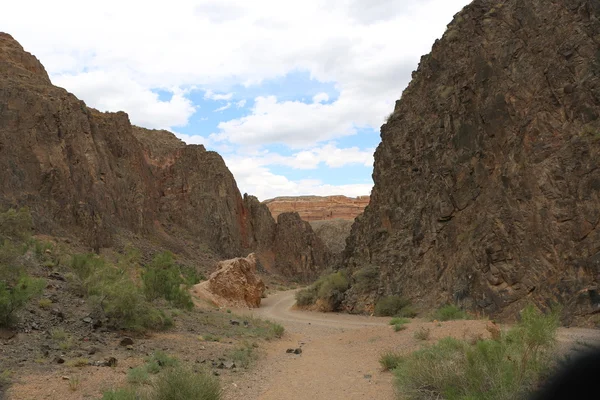 Lera, canyon, naturen, nyckfull, Sharansky canyon, lera canyon, Kazakstan — Stockfoto