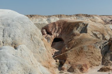 Doğa, manzara, kil, renkli kil, kil dağ, dağlar, yerler, Shekelmes