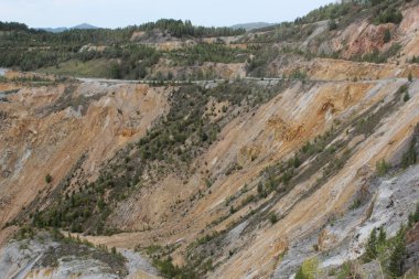 Sanayi, endüstri, araştırma, araştırma, mineraller, dağ, slash, benim