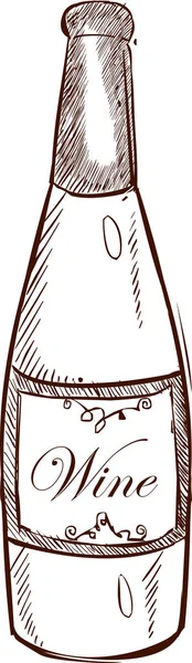 Vektorillustration av ett vin — Stock vektor