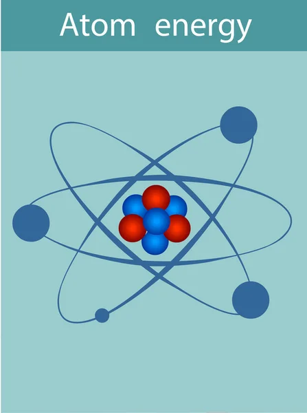 Атом складається з ядра (нейтронів і протонів) і електро — стоковий вектор