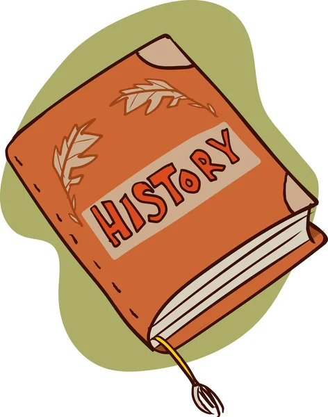Βιβλίο ιστορίας ελεύθερο ρετρό κινουμένων σχεδίων — Διανυσματικό Αρχείο