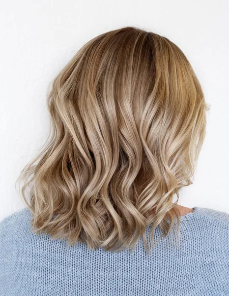 Frisur ombre Farbe .highlight Haar — Stockfoto