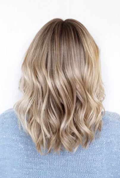 Coiffure ombre couleur .Highlight cheveux — Photo