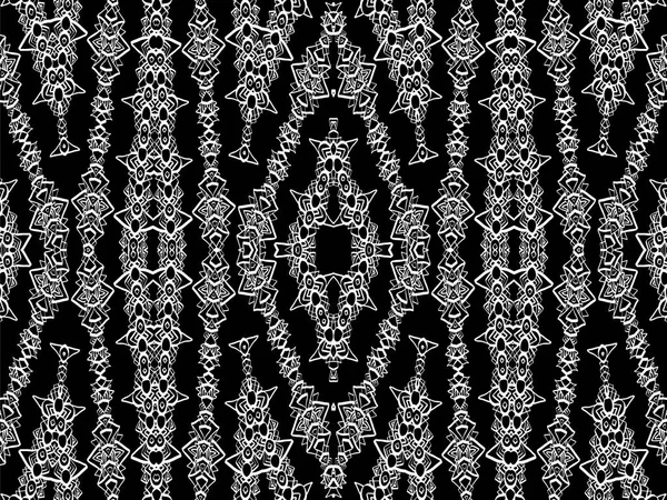Fond monogramme dentelle blanche noire texture 1 — Image vectorielle