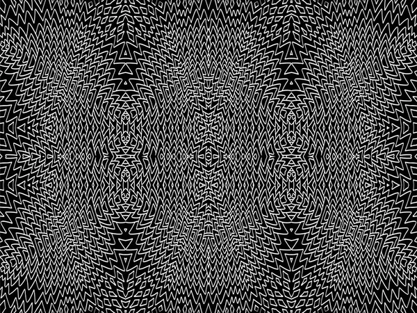 Hintergrund geometrisches Monogramm schwarz weiß 2 — Stockvektor