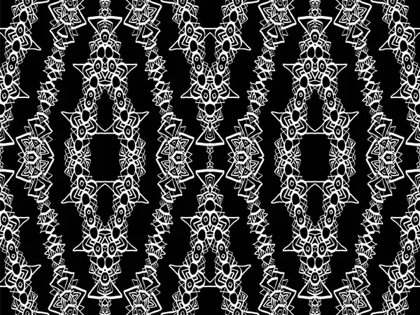 Background monogram black white lace texture 3 — Stock Vector