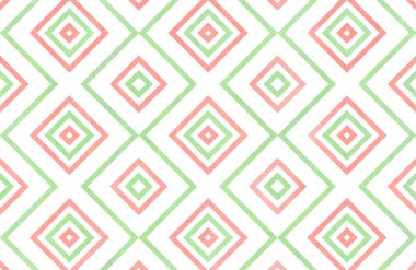 Sulu Boya geometrik desen.