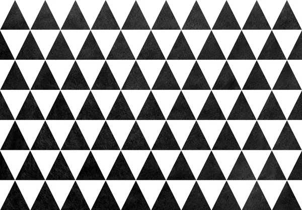Akwarela trójkąt wzór. — Zdjęcie stockowe