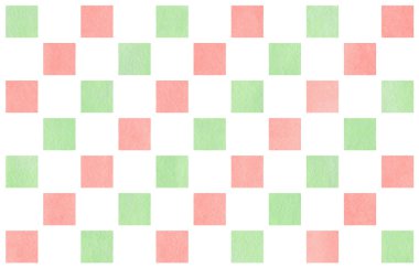 Sulu Boya geometrik desen.