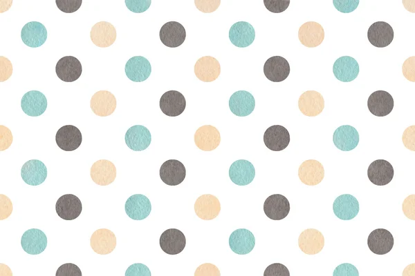 Aquarel polka dot achtergrond. — Stockfoto