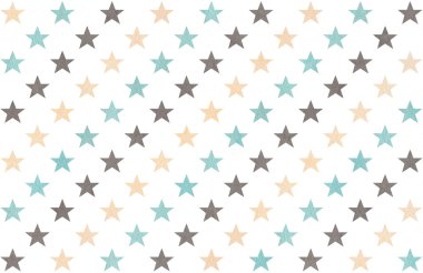 Suluboya yıldız desen.