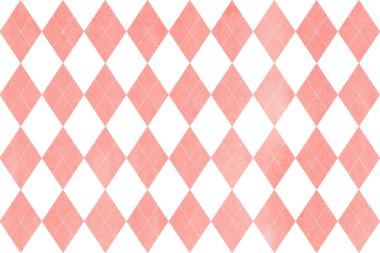 Suluboya elmas desen.