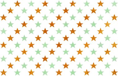 Suluboya yıldız desen.