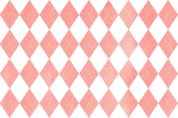 Watercolor diamond pattern. — Stock Photo, Image