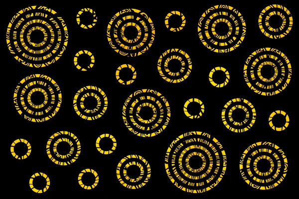 Patrón de círculos abstractos acuarela . — Foto de Stock