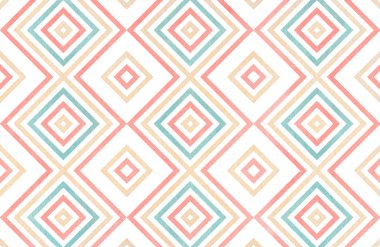 Sulu Boya geometrik desen.