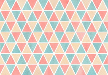 suluboya üçgen desen.