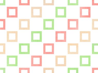 Suluboya Kare Deseni.