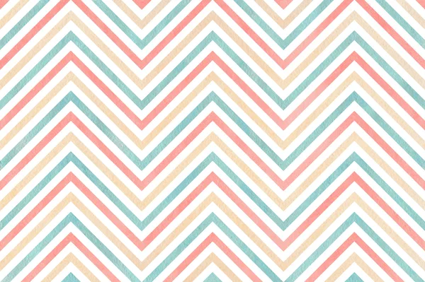 Watercolor stripes background, chevron. — Stock Photo, Image