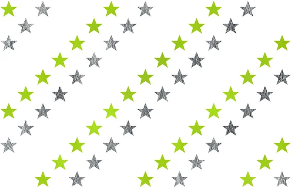 Watercolor stars pattern. — Stock Photo, Image