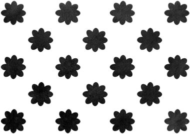 Suluboya çiçek deseni.