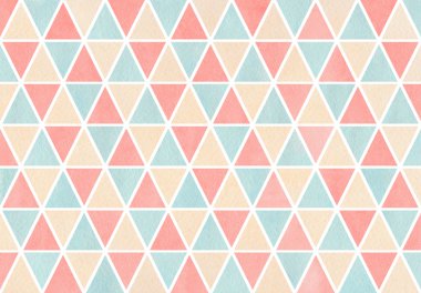 suluboya üçgen desen.