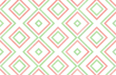 Sulu Boya geometrik desen.