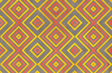 Sulu Boya geometrik desen.