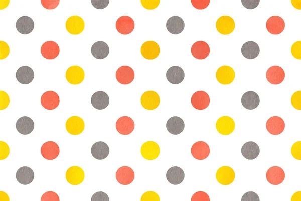 Aquarel polka dot achtergrond. — Stockfoto