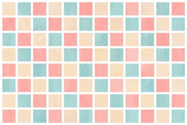 Sulu Boya geometrik desen.