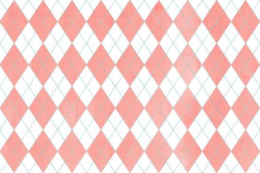 Suluboya elmas desen.