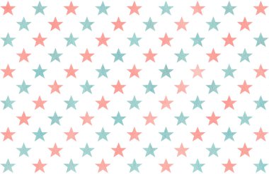 Suluboya yıldız desen.