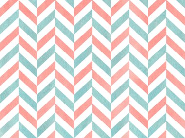 Sulu Boya çizgili arka plan, chevron.