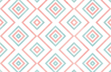 Sulu Boya geometrik desen.