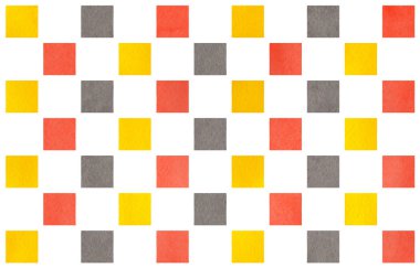 Sulu Boya geometrik desen.