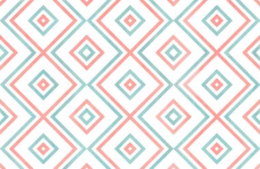 Sulu Boya geometrik desen.