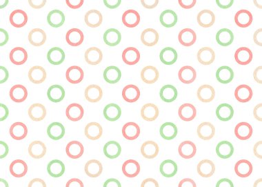 suluboya daireler desen.