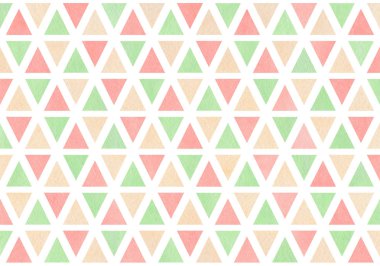 suluboya üçgen desen.