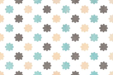 Suluboya çiçek deseni.