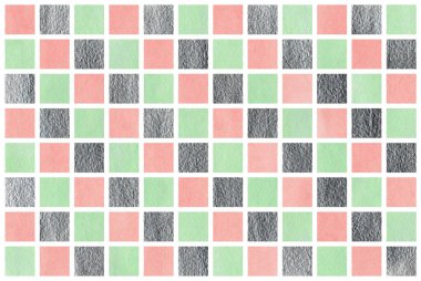 Sulu Boya geometrik desen.