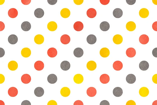 Aquarela polka dot fundo . — Fotografia de Stock