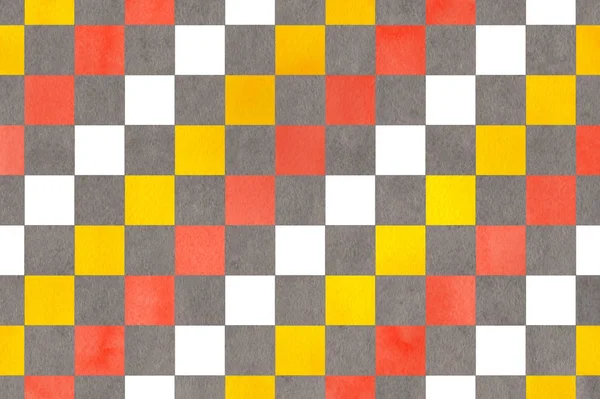 Suluboya Kare Deseni.