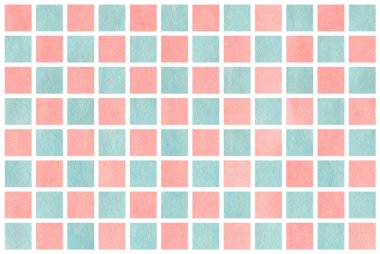 Sulu Boya geometrik desen.