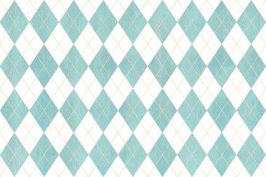 Suluboya elmas desen.