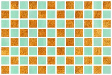 Sulu Boya geometrik desen.