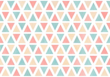 suluboya üçgen desen.