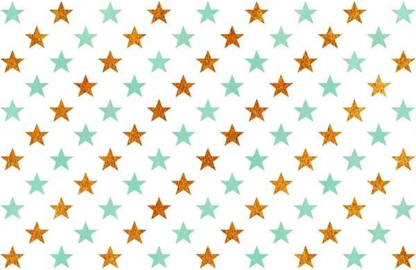 Watercolor stars pattern. — Stock Photo, Image