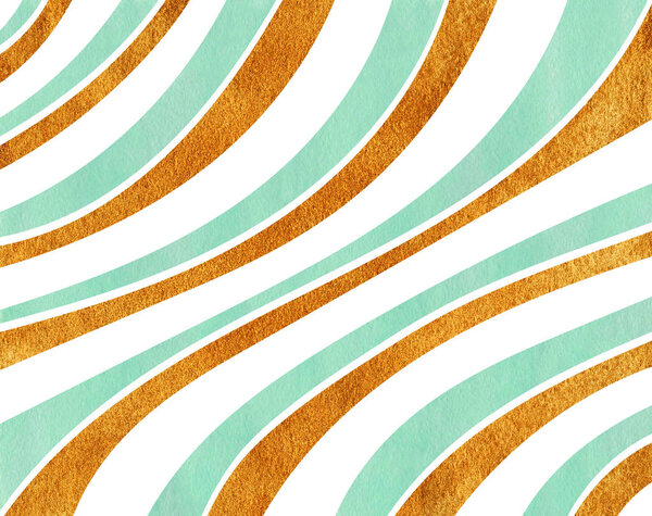 Watercolor striped background.