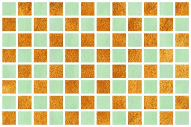 Sulu Boya geometrik desen.